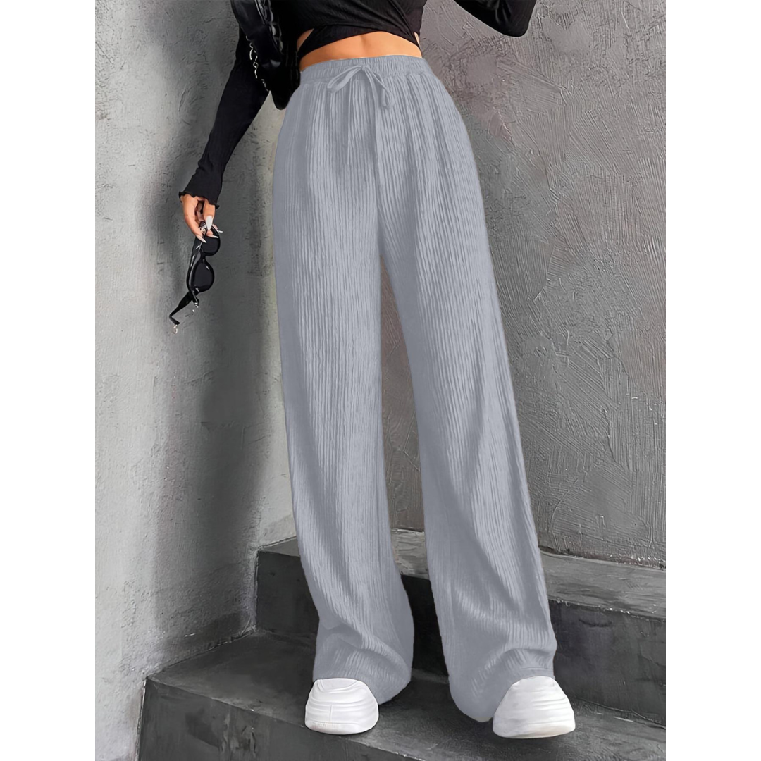 ZABBY - Casual Wide Leg Comfy Everyday Pants