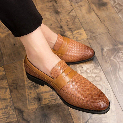 Milano Woven Leather Loafer
