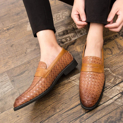 Milano Woven Leather Loafer