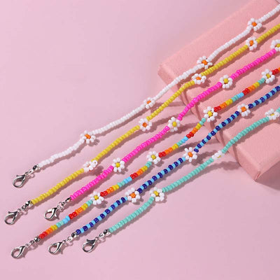 Bohemian Floral Pearl Necklace