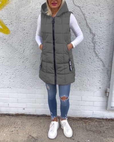 CELESTE - Sleeveless Puffer Jacket