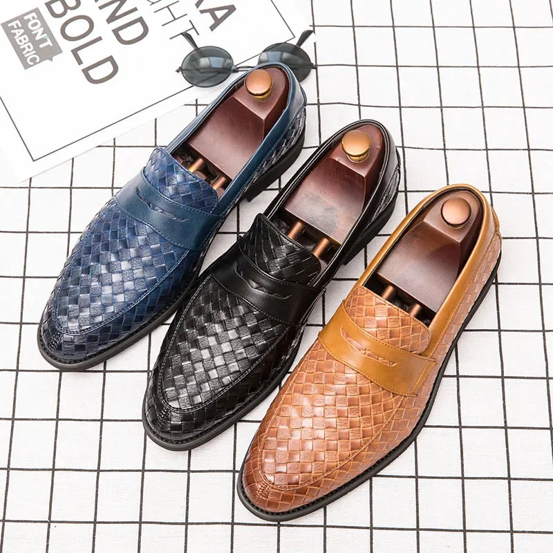 Milano Woven Leather Loafer