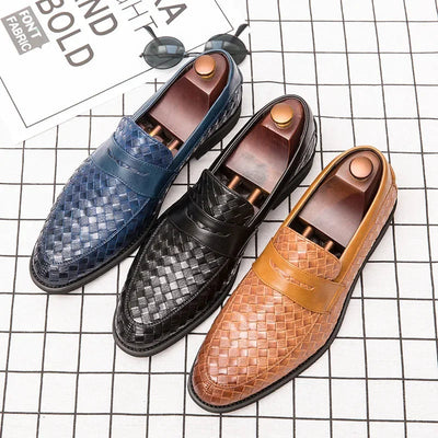 Milano Woven Leather Loafer