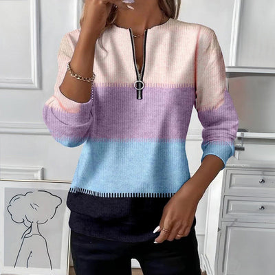Vintage Colour Block Sweatshirt