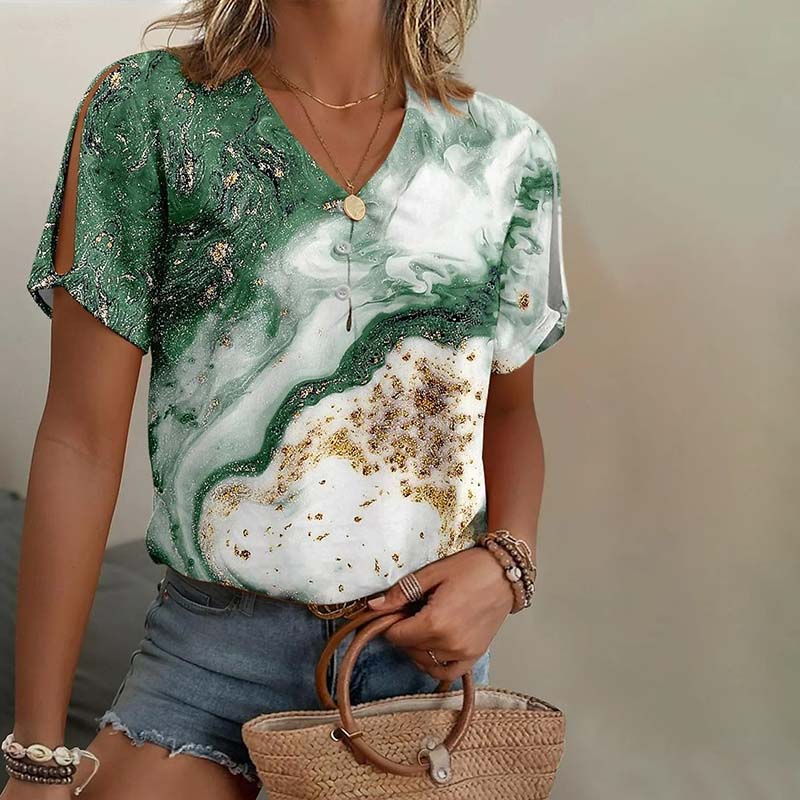 Casual Gradient Blouse