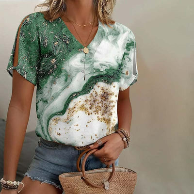 Casual Gradient Blouse