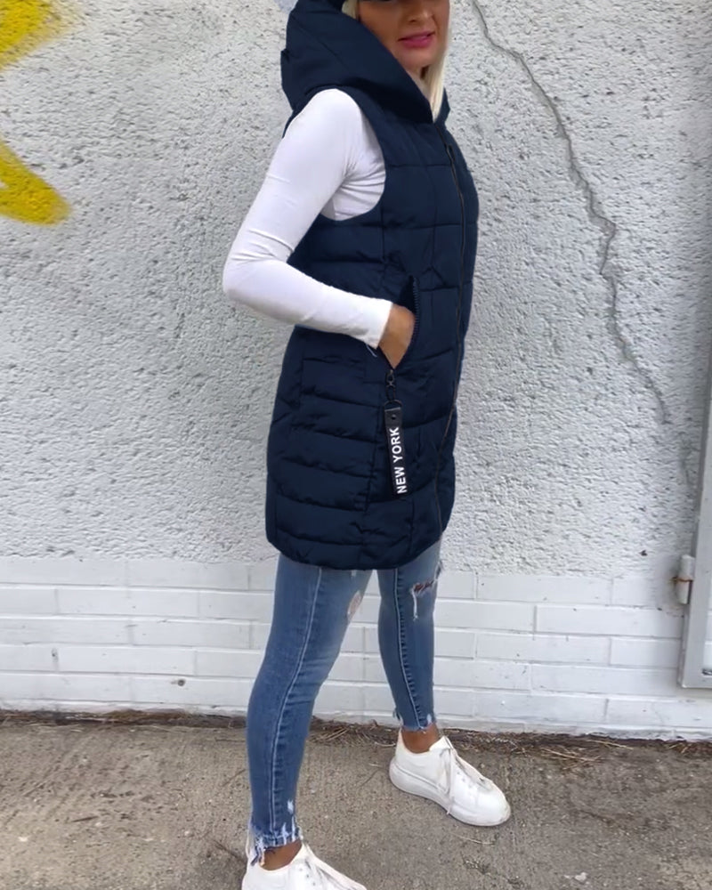 CELESTE - Sleeveless Puffer Jacket