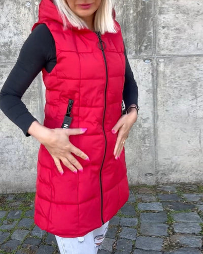 CELESTE - Sleeveless Puffer Jacket