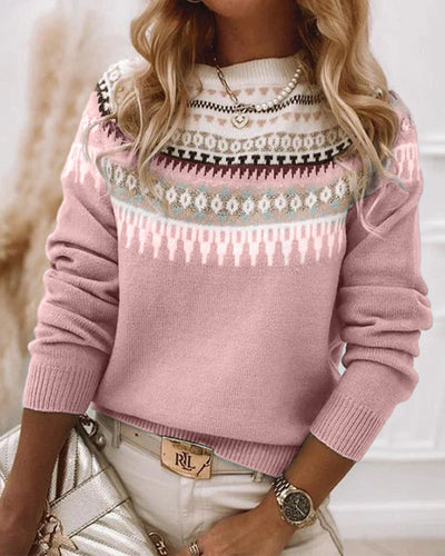 AVERY - Fair Isle Knit Sweater