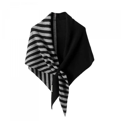 Warm Striped Shawl