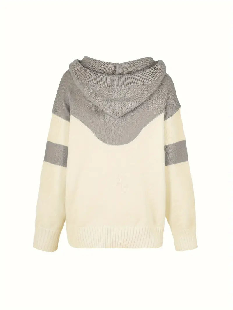 RÍONA - Dual-Tone Cosy Hoodie
