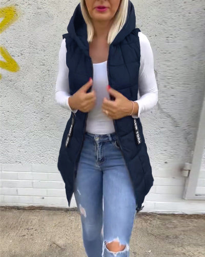 CELESTE - Sleeveless Puffer Jacket