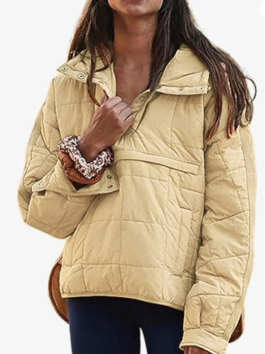 FARRELL – Oversized Hooded Pullover Hooded Jacket