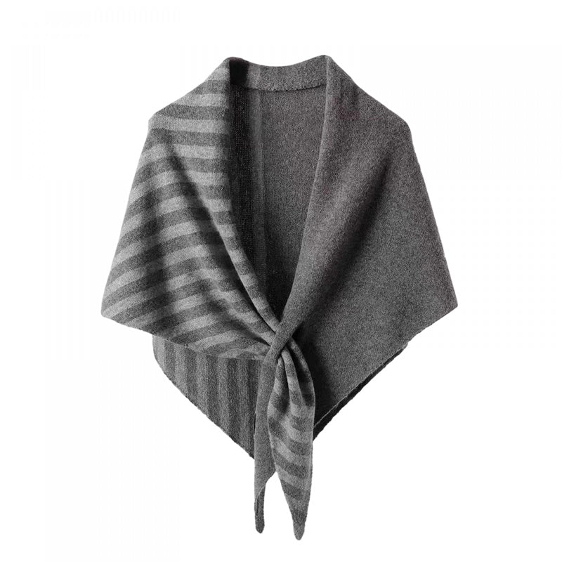 Warm Striped Shawl