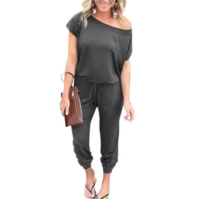 ADELFA – Effortless Off-Shoulder Summer Lounge Romper