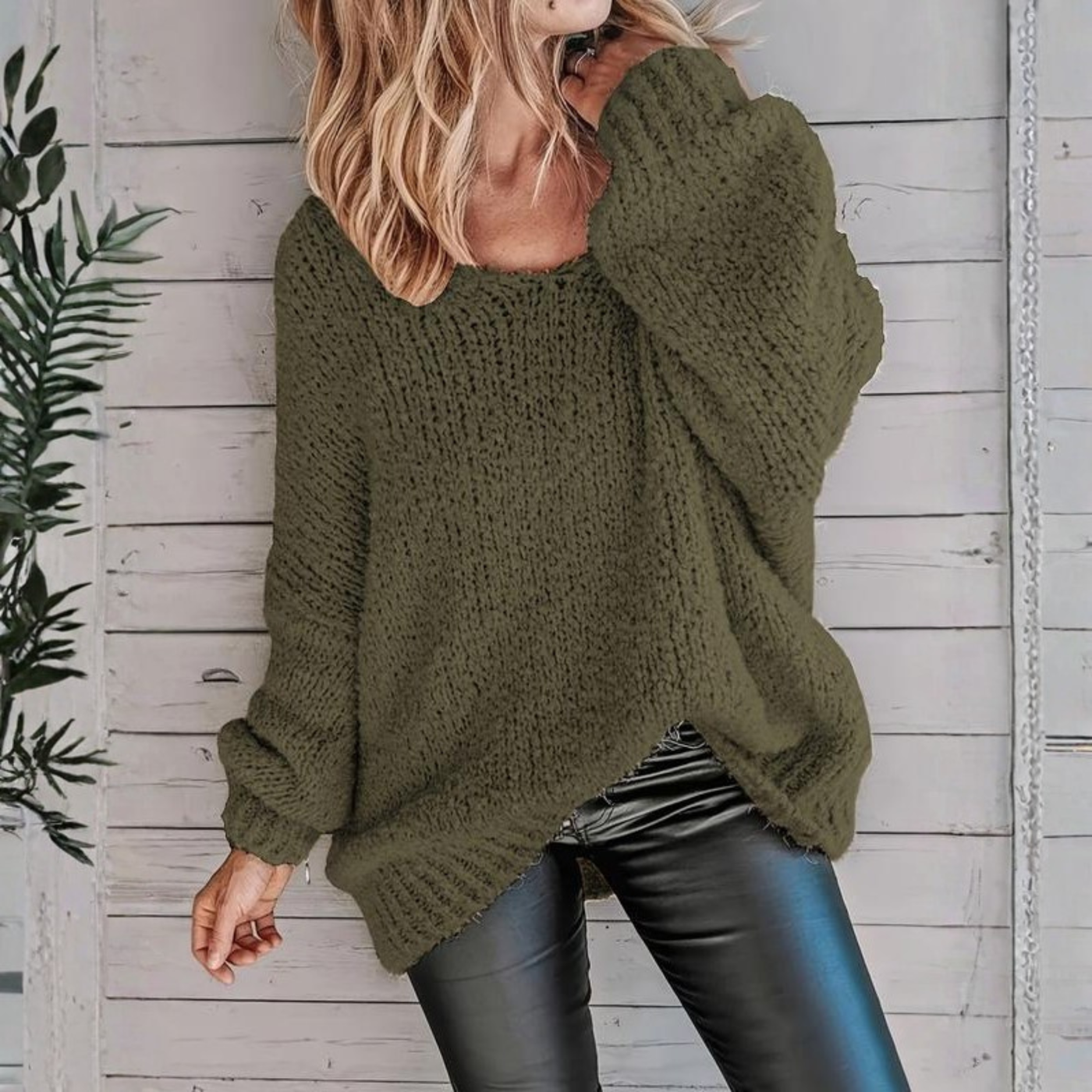NIVA - Casual Long Sleeve Round Neck Sweater