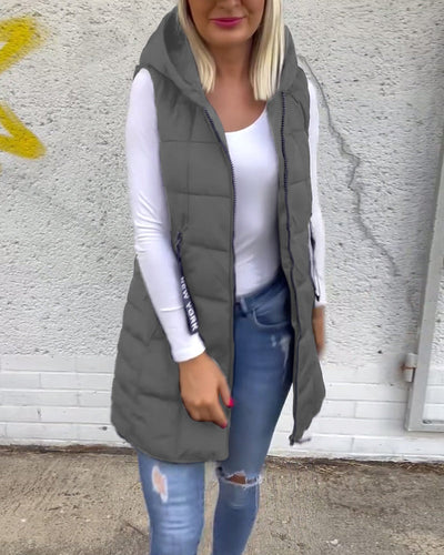 CELESTE - Sleeveless Puffer Jacket