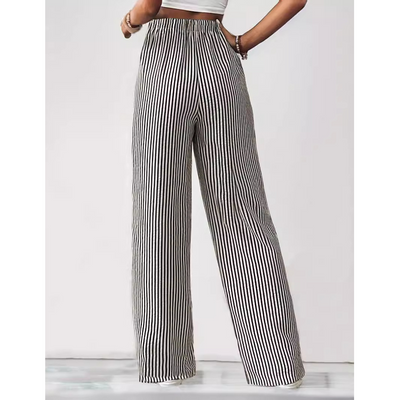 BAYLEEZ – Simple Summer Striped Relaxed Fit Bottoms