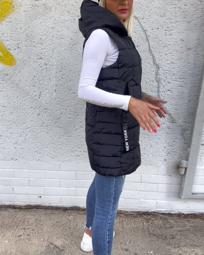 CELESTE - Sleeveless Puffer Jacket