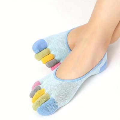 Casual Colourful Five-Toe Socks