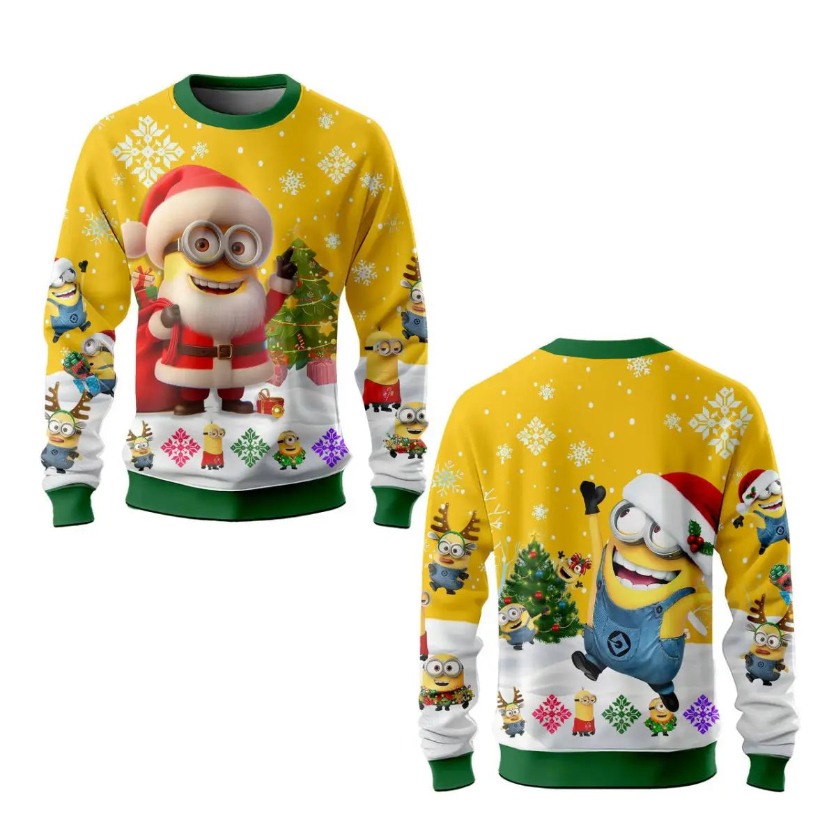 minion christmas hoodie