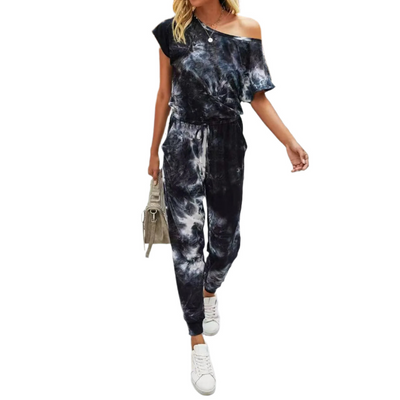 ADELFA – Effortless Off-Shoulder Summer Lounge Romper