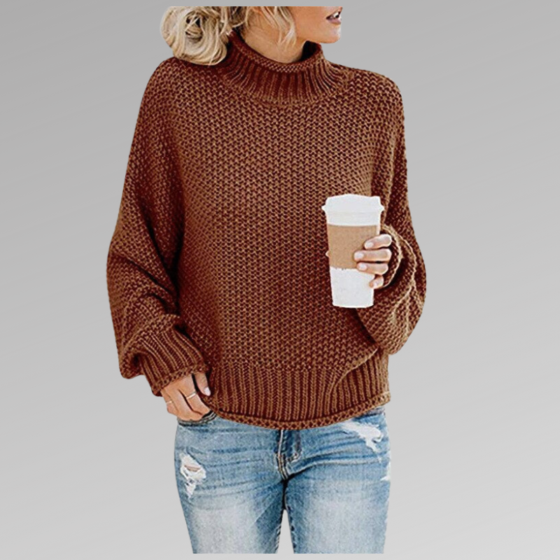 Braelyn - Elegant Roll Neck Jumper