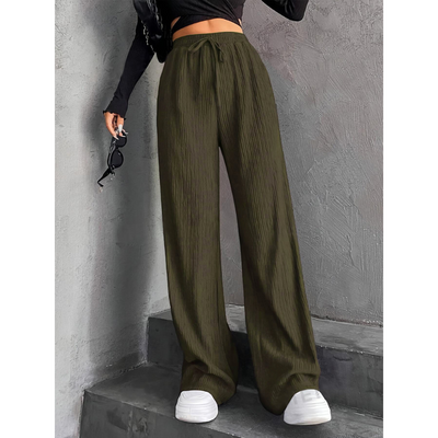 ZABBY - Casual Wide Leg Comfy Everyday Pants