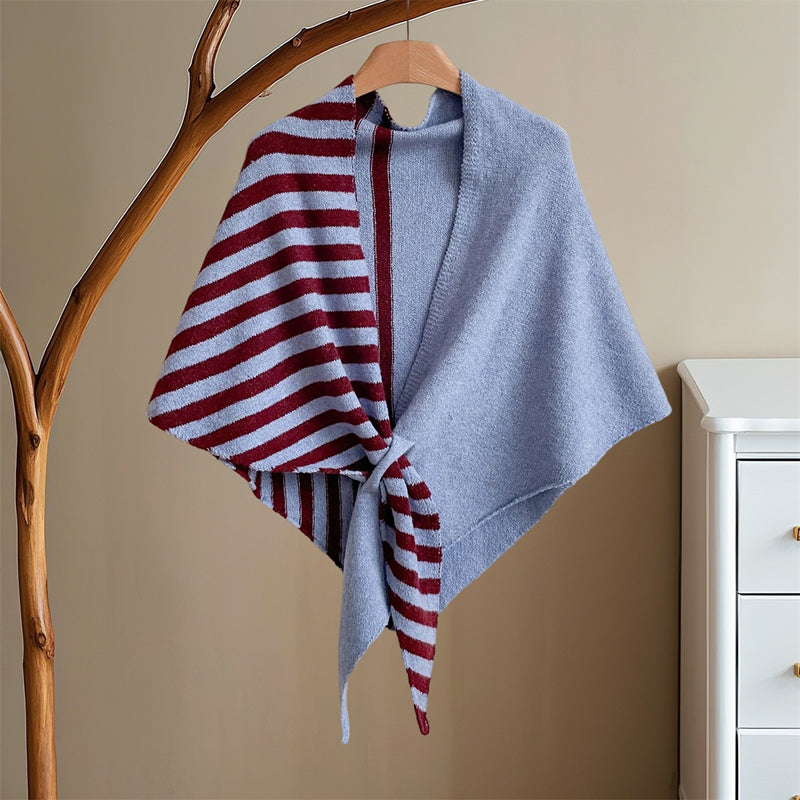 Warm Striped Shawl