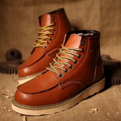 MASON LEATHER BOOTS | NATURAL STRENGTH, WARM COMFORT
