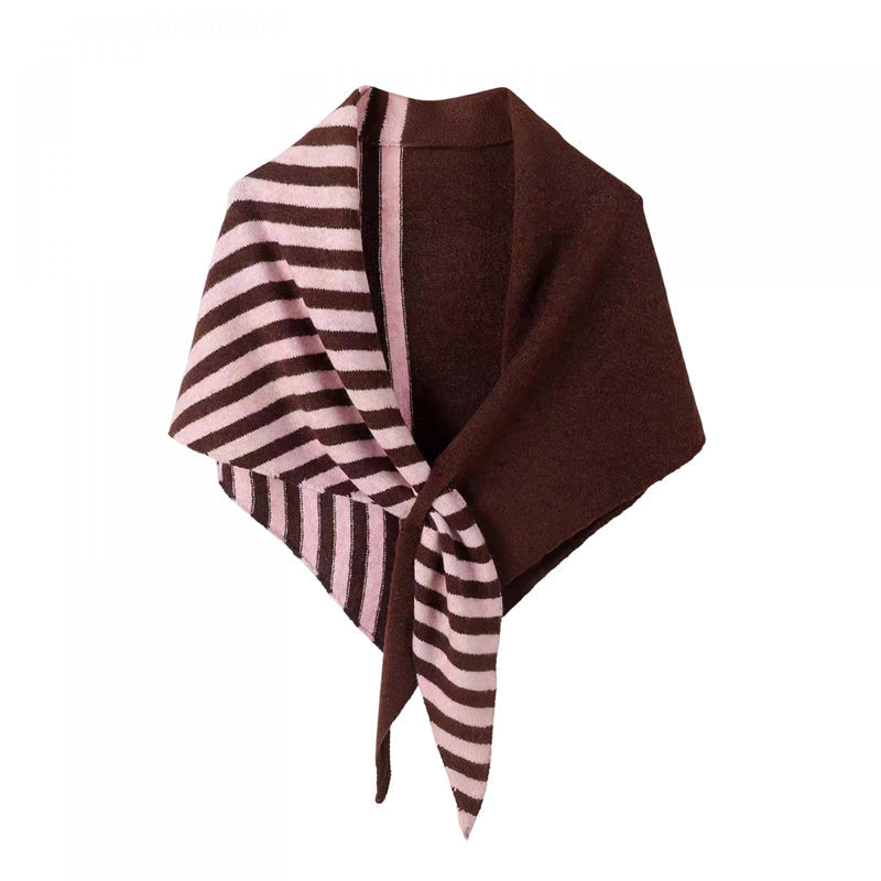 Warm Striped Shawl