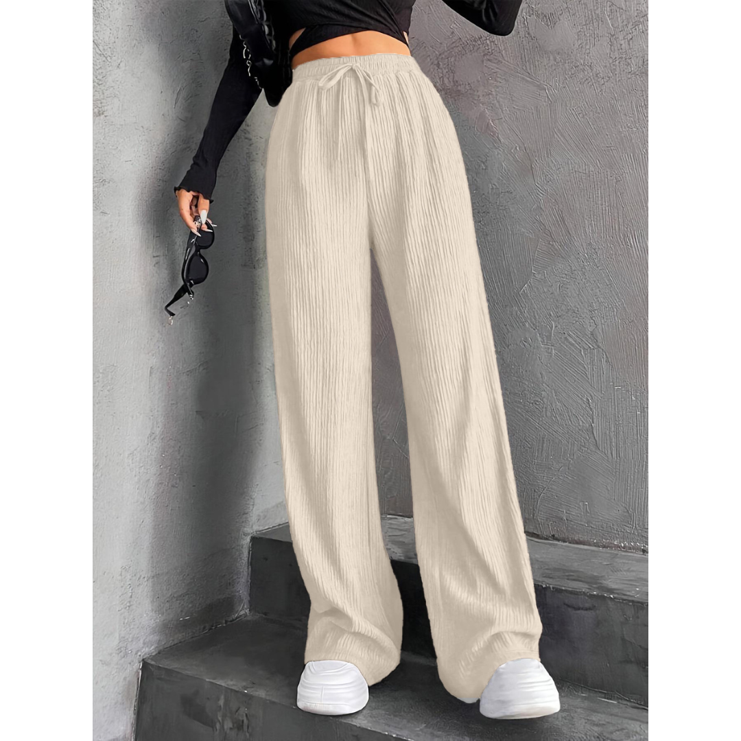 ZABBY - Casual Wide Leg Comfy Everyday Pants