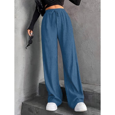 ZABBY - Casual Wide Leg Comfy Everyday Pants