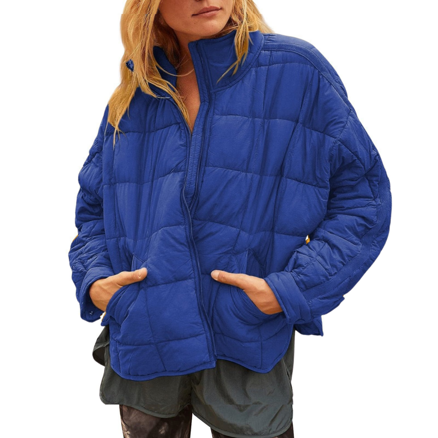 GEMMA – Lightweight Compact Zip Puffer Jacket