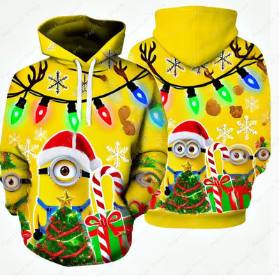• Minions™ Holiday Hoodie – Adorable Christmas Sweatshirt