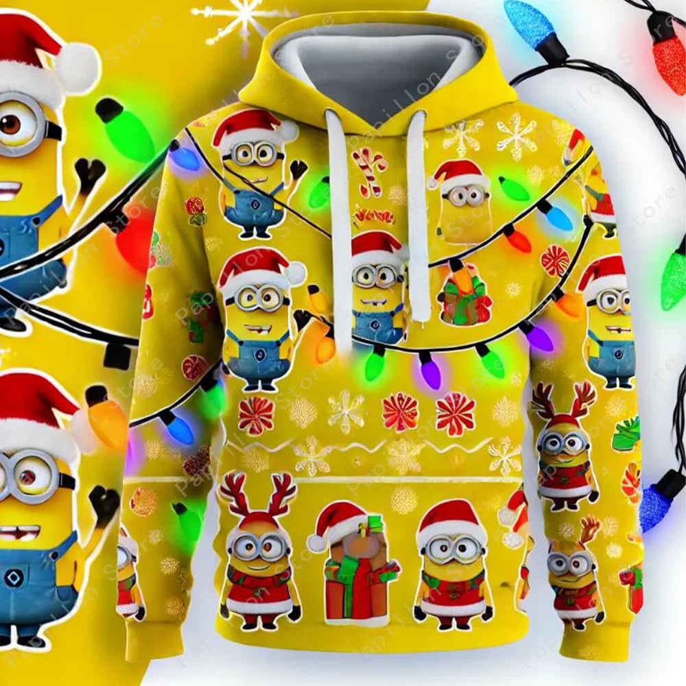 • Minions™ Holiday Hoodie – Adorable Christmas Sweatshirt