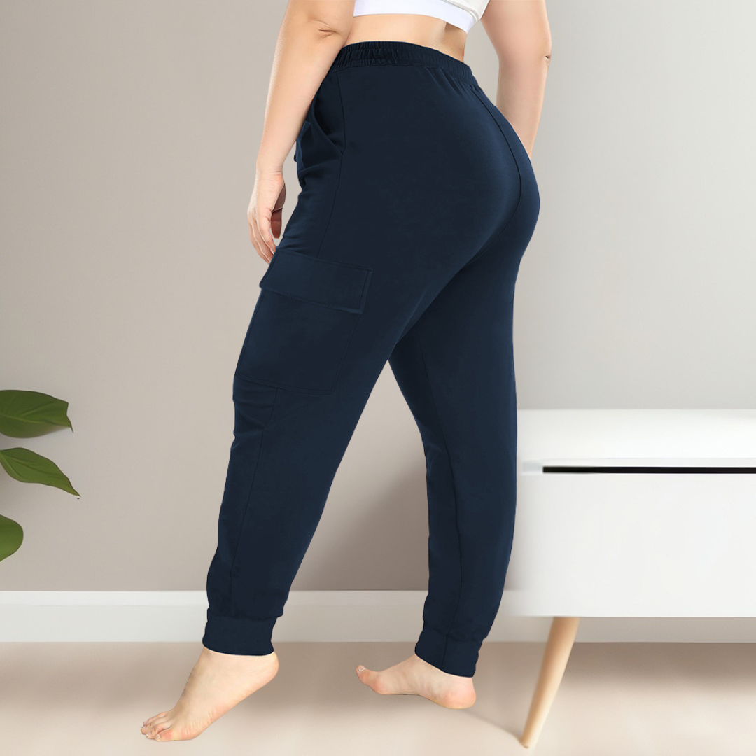 XEXILIA - Casual Plus Size Waist Cargo Pants