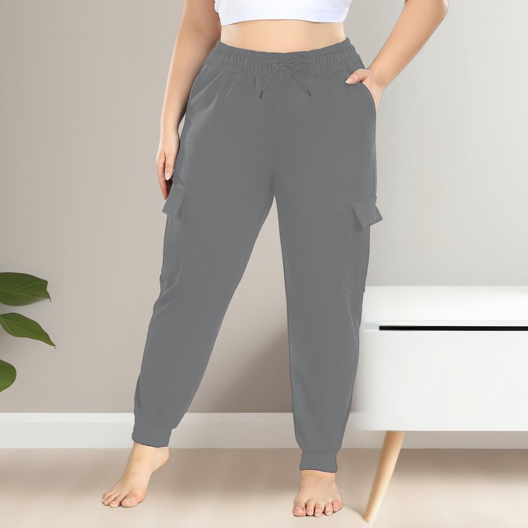 XEXILIA - Casual Plus Size Waist Cargo Pants