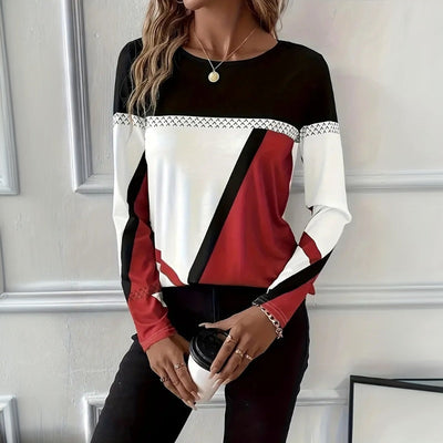 Casual Colour Block T-Shirt