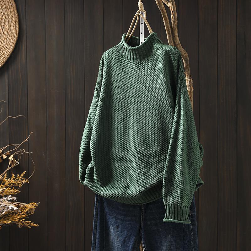 GRACE | Relaxed Fit Waffle Sweater