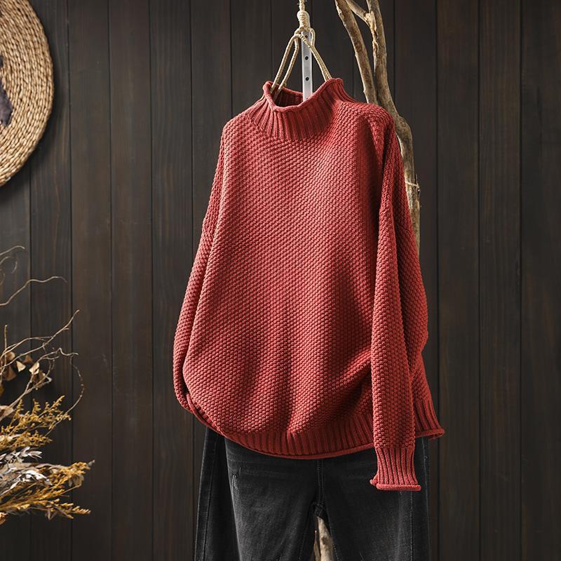 GRACE | Relaxed Fit Waffle Sweater
