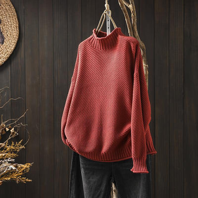 GRACE | Relaxed Fit Waffle Sweater
