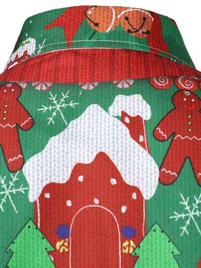 Herre's Christmas Funny Outfit Holiday Party Ugly Long Sleeve Shirt