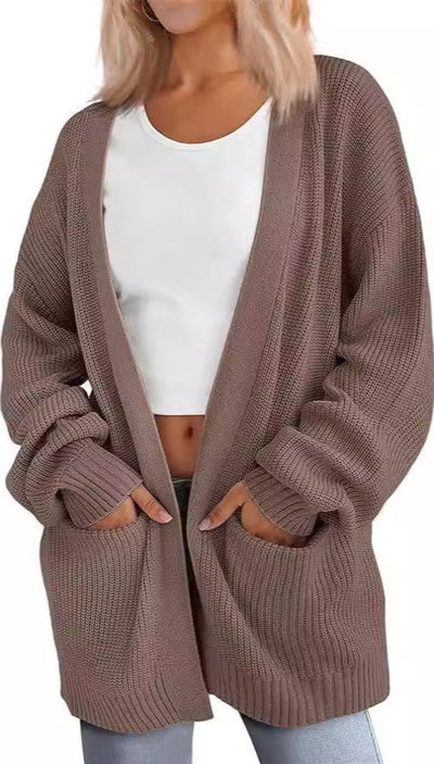 HANSEL - Lightweight Loose V-Neck Cardigan