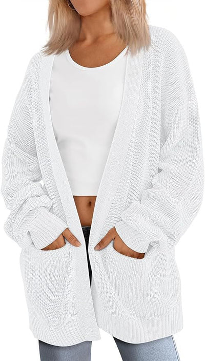 HANSEL - Lightweight Loose V-Neck Cardigan