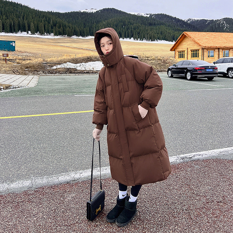 LEMI - Comfy Waterproof Hooded Long Puffer Jacket