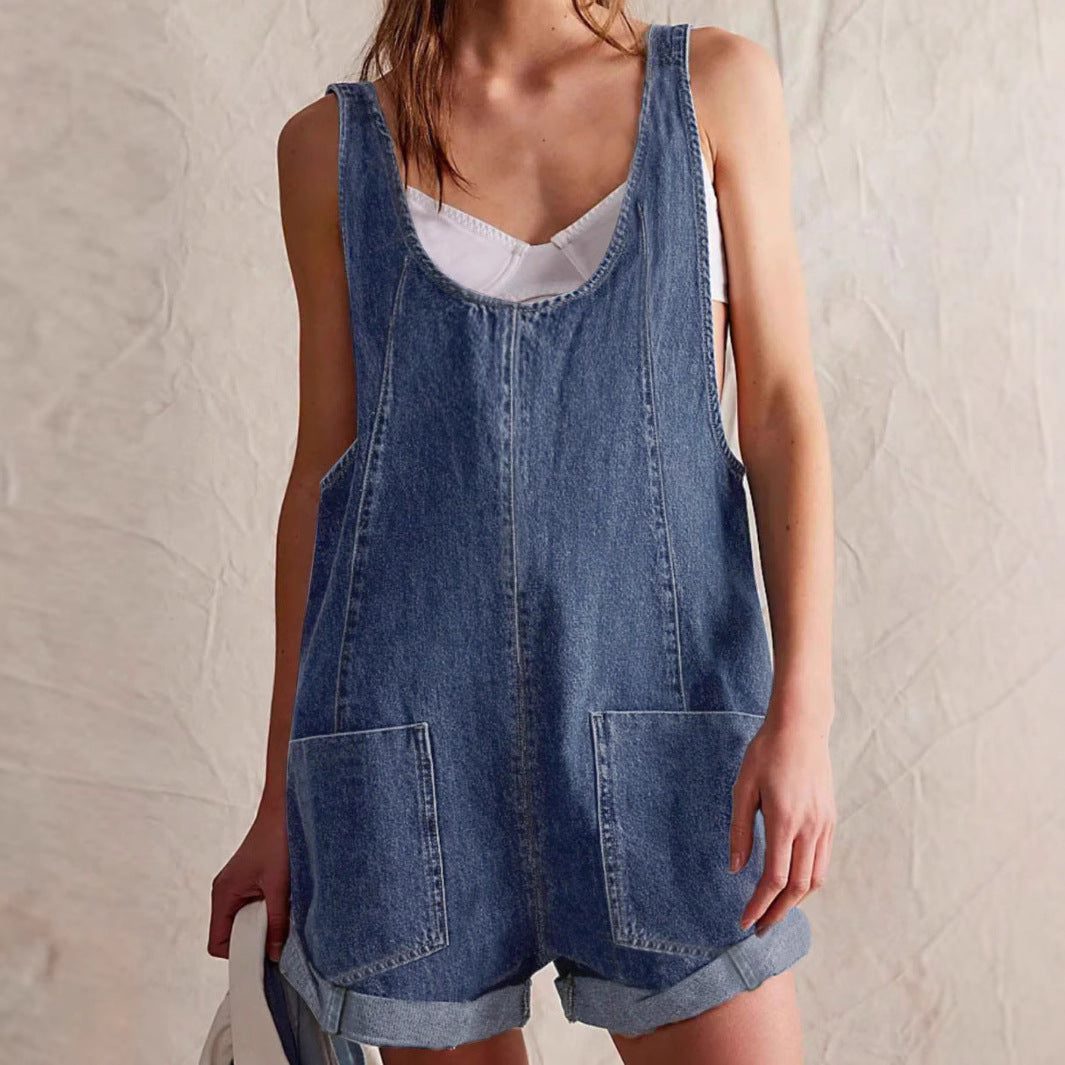 PETRA - Casual Overall Sleeveless Romper