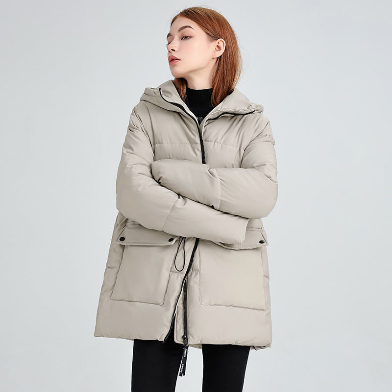 GWYNETH - Comfy Zip-Up Hooded Puffer Jacket
