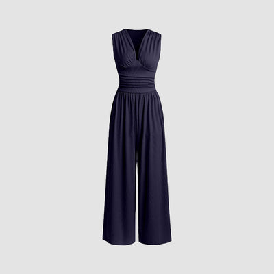 MARLOWE – Elegant Ruched Casual Jumpsuit