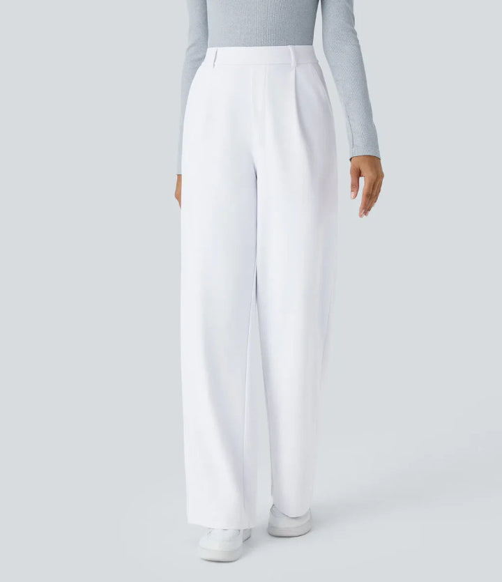 MONAH - Casual Wide Leg Minimalist Trouser